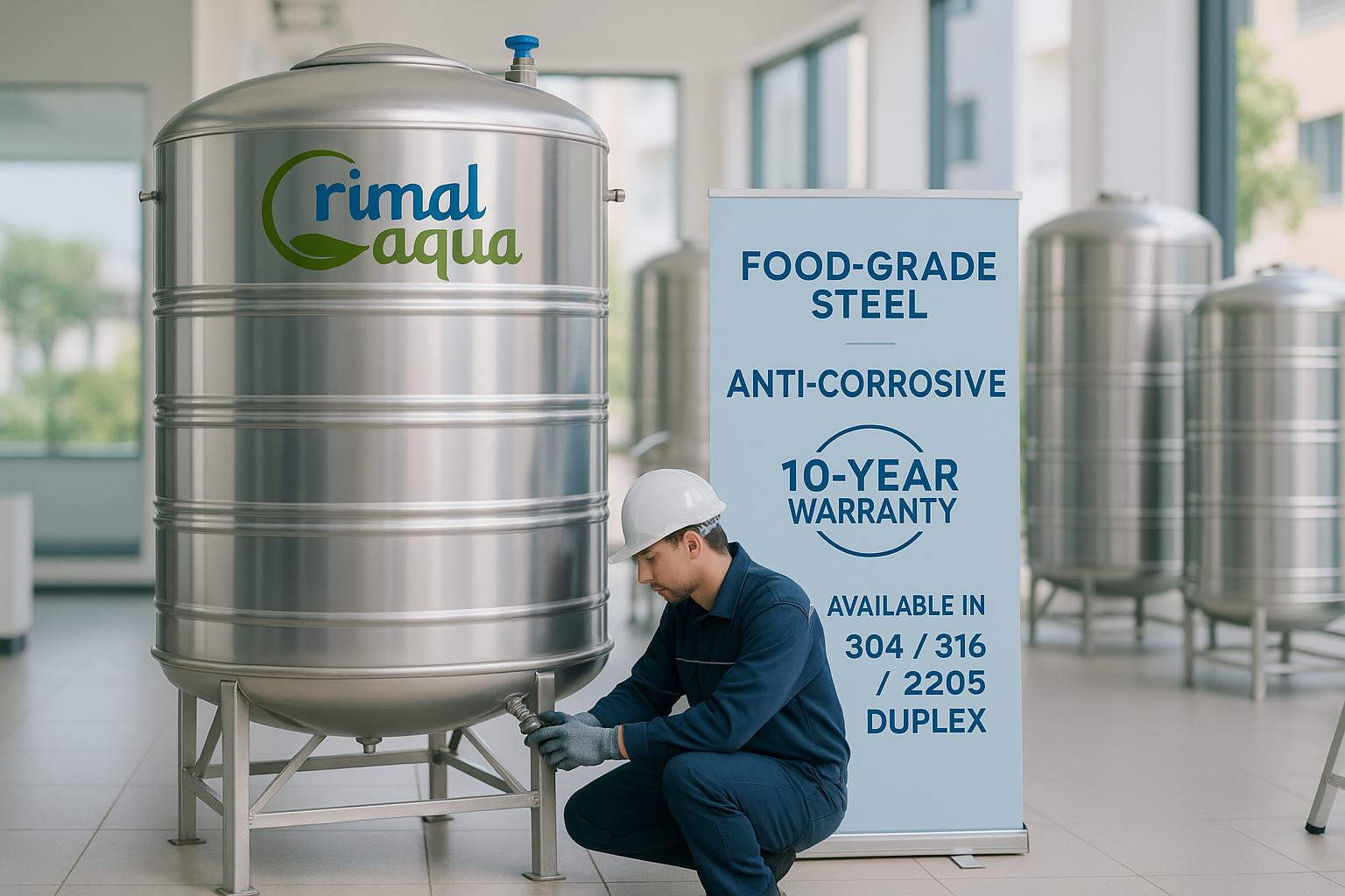 Stainless Steel Water Tank Kuwait